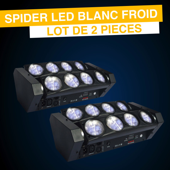 Location Spider Led White (Lot de 2)%description_short|limit|% Location Spider Led White (Lot de 2)%description_short|limit|%