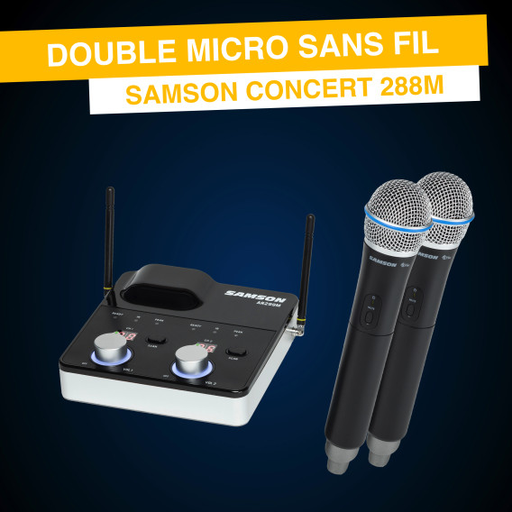 Location double micro sans fil Samson