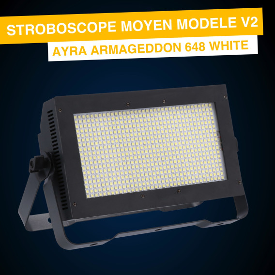 Location Stroboscope Ayra Armageddon 648 White Location Stroboscope Ayra Armageddon 648 White
