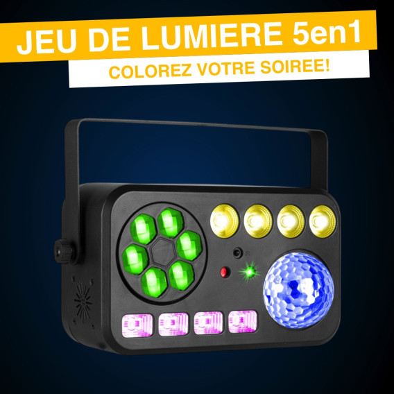 Location jeu de lumière 6en1 Ile de France