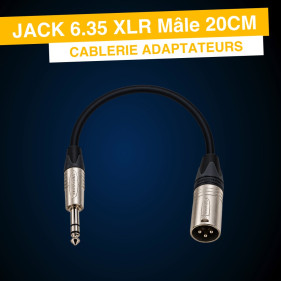 Cable adaptateur JACK 6.35...