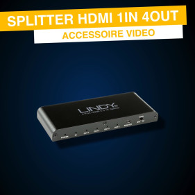 Splitter HDMI 1 IN / 4 OUT