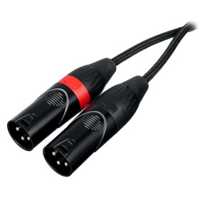 Câble adaptateur USB-C vers 2 XLR mâles 90 cm