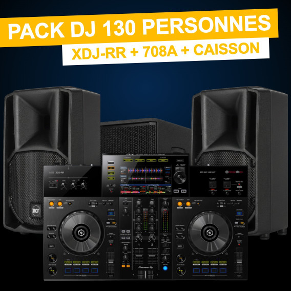 Location Pack DJ 130 personnes — XDJ-RR