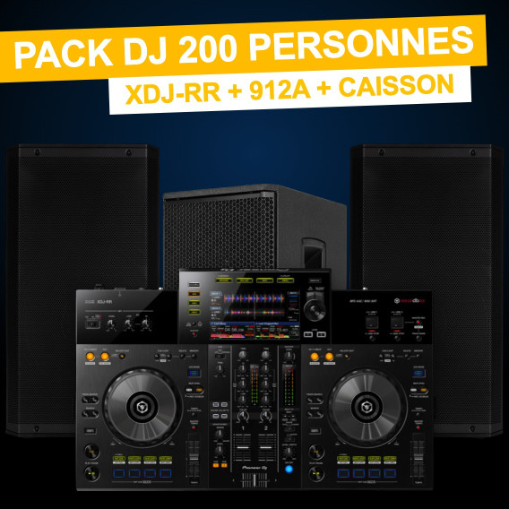 Location Pack DJ 200 personnes — XDJ-RR
