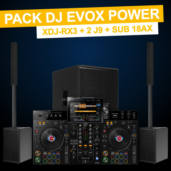 Location Pack DJ Evox Power - 250 personnes — XDJ-RX3