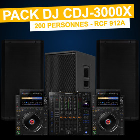 Location Pack DJ CDJ-3000X — 200 personnes