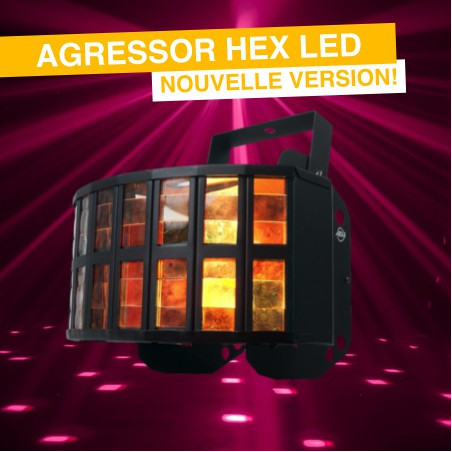 Double Derby Led - Aggressor HEX Led