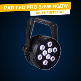 LOCATION PAR LED 9x8W DNA