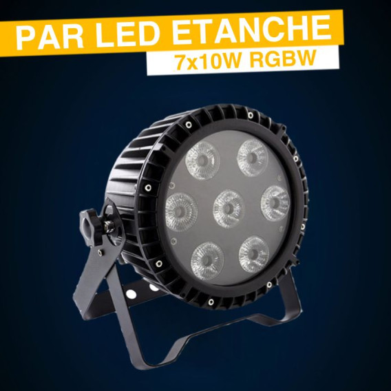 Location Projecteur Led Etanche IP65 - PAR LED RGBWA