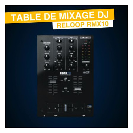 Table de mixage DJ 2 Voies + USB