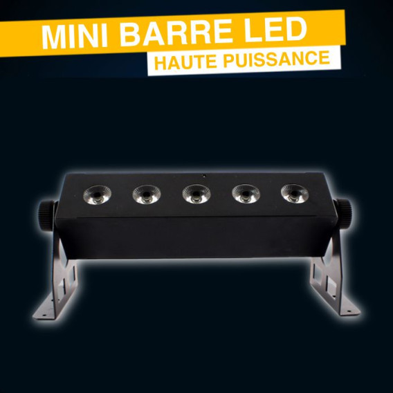 Location de petite barre led haute puissance RGBW 5x8W