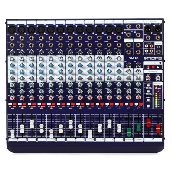 Midas DDA DM16 - Console Analogique 16 voies%description_short|limit|%