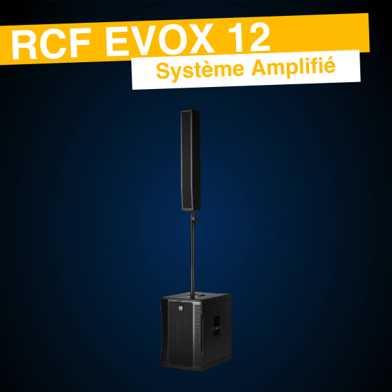 Location Système Amplifié RCF EVOX 12%description_short|limit|%