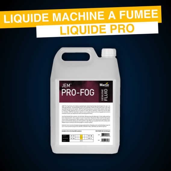 Acheter Liquide pour Machine à Fumée 5 L, Machine à effets