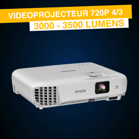 Location Vidéoprojecteur 720P 4/3%description_short|limit|%