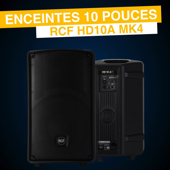 Location enceinte amplifiée active RCF HD 10-A