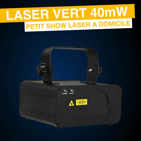 Location Petit Laser Vert (40mW)