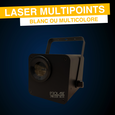 Location Laser multipoints - Multicolore ou Blanc