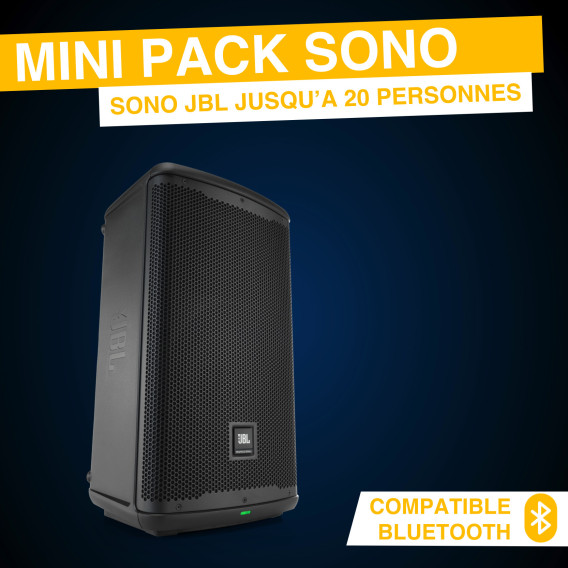 Location Mini Pack Sono - Enceinte Amplifiée JBL EON710 Bluetooth