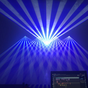 Location Barre de Laser à Led RGB motorisée - APS Evenements