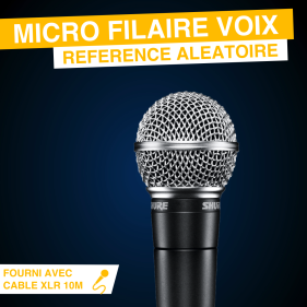 Micro filaire statique premium. - Location de matériel audiovisuel à Caen