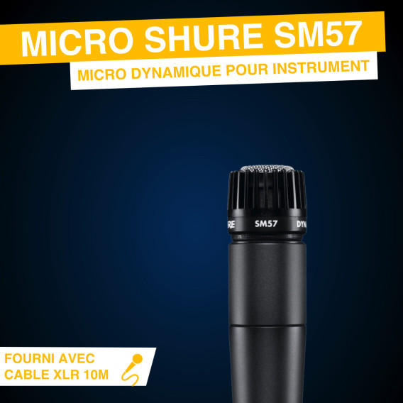 Micro Filaire Shure SM57%description_short|limit|%