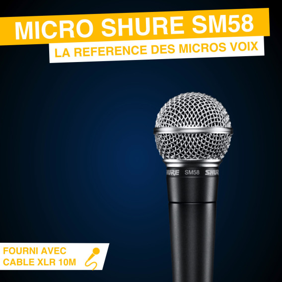 Micro Filaire Shure SM58%description_short|limit|%