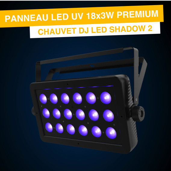 Location Chauvet Led Shadow - Black gun led 18x3W Premium