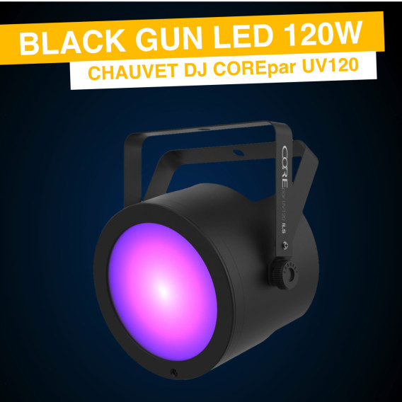 Location Black Gun Led 120W Chauvet DJ COREpar UV120%description_short|limit|%