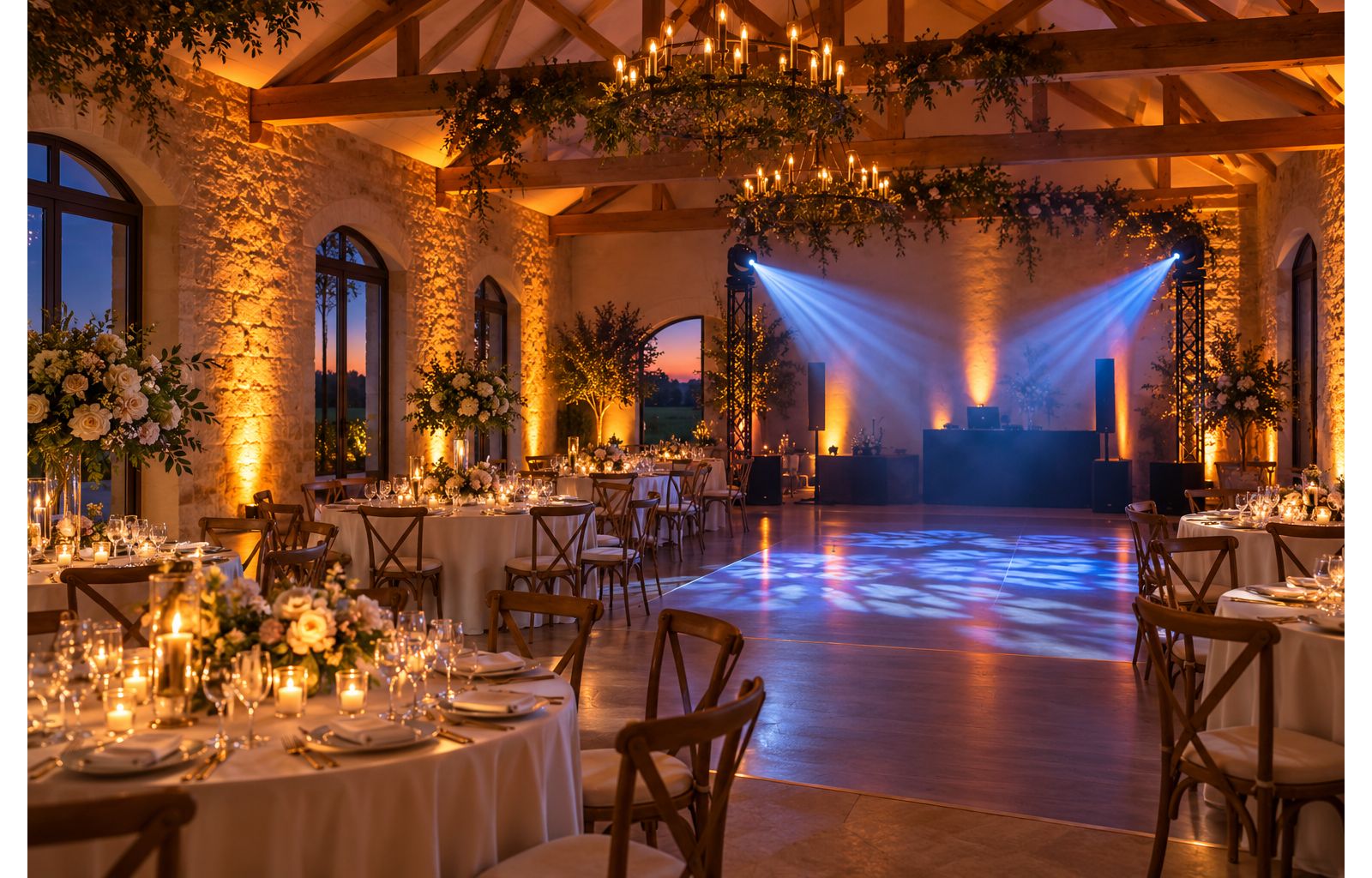 Location de lumière pour un mariage : quel éclairage choisir ?