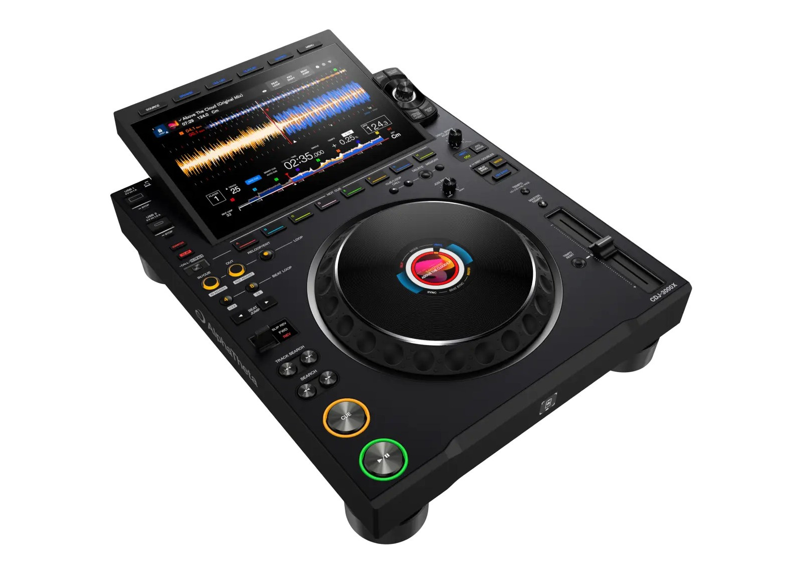 Lecteur DJ AlphaTheta CDJ-3000X, successeur du CDJ-3000