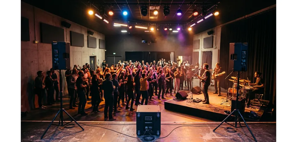 Pack sono en salle pour concert jusqu'à 80 personnes en Île-de-France