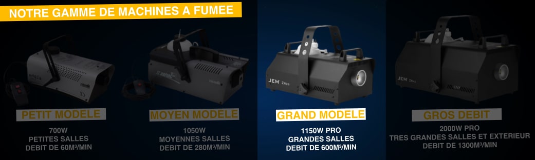 location machine à fumée grand débit